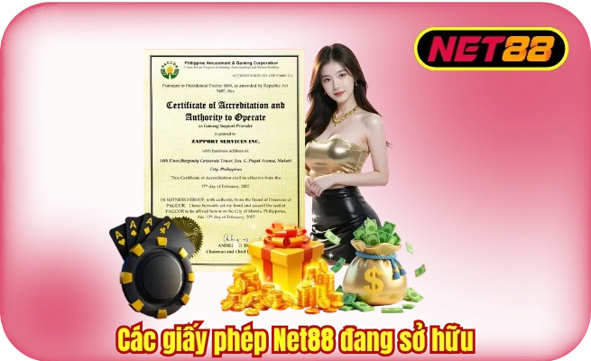 cac giay phep nha cai dang so huu Các giấy phép Net88 đang sở hữu